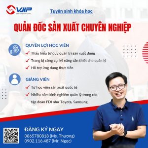 khóa học quản đốc sản xuất online