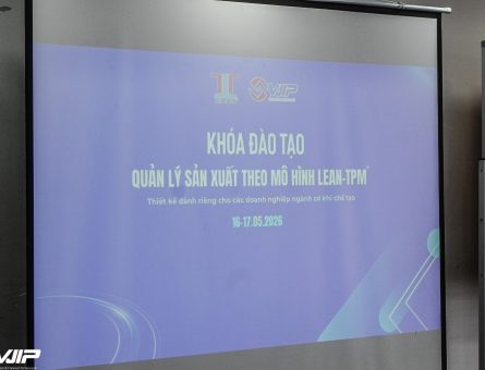 Khóa đào tạo quản ký sản xuất theo mô hình Lean & TPM