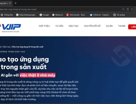 Đào tại AI tại VJIP